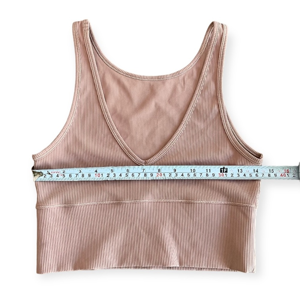 lululemon athletica Ribbed V-Neck Tank Top in Blush Pink - Picture 3 of 6
